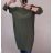 Kleid mit 3/4 Ärmeltasche für Damen (uni sl) ITALIAN Fashion IMWD20527