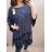 Damen-Kurzarmtunika (uni m / l) ITALIAN FASHION IMBS20015
