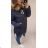 Damen Oversized Winterjacke (5XL-9XL) POLISH FASHION HKW21964 <p>blau</p> 4XL