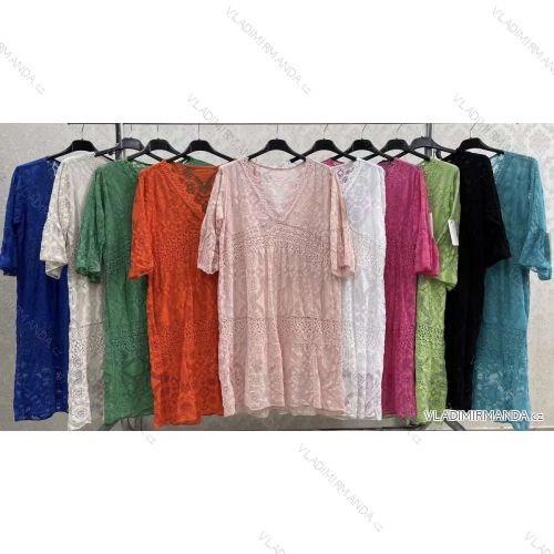 T-Shirt Kurzarm Frauen (S / M ONE SIZE) ITALIENISCHE MODE IMWA21017
