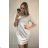 Kleid mit 3/4 Ärmeltasche für Damen (uni sl) ITALIAN Fashion IM3181746 S / L grau