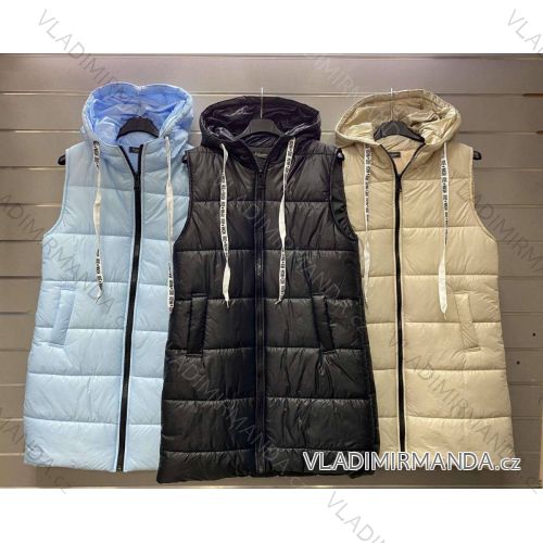 Vesta slabá šusťáková jarní dámský (S/M ONE SIZE) ITALSKÁ MÓDA IMWC221309