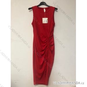 Kleid mit 3/4 Ärmeltasche für Damen (uni sl) ITALIAN Fashion IM3181746