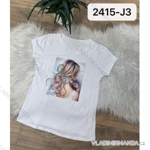 T-Shirt Kurzarm Frauen (UNI S-M) ITALIENISCHE MODE IMM20330