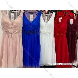 Kleid mit 3/4 Ärmeltasche für Damen (uni sl) ITALIAN Fashion IM3181746