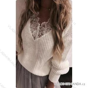 Damen Langarm Pullover (S / M ONE SIZE) ITALIAN FASHION IMWD216649