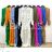 Sommer Kurzarm Sommerkleid (S / M ONE SIZE) ITALIENISCHE MODE IMWY21019