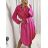 Sommer Kurzarm Sommerkleid (S / M ONE SIZE) ITALIENISCHE MODE IMWY21019