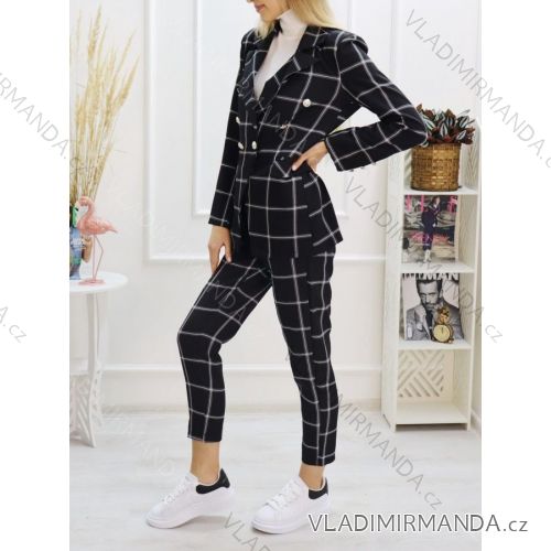 Set Hoodie Langarm und Jogginghose 3/4 kurze Frauen (UNI S / L) TURKISH FASHION IMK20141