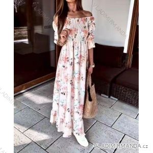 Sommer Kurzarm Sommerkleid (S / M ONE SIZE) ITALIENISCHE MODE IMWY21019