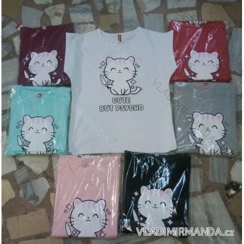 T-Shirt mit kurzen Ärmeln für Damen (m-3xl) DANTONY 15-00034