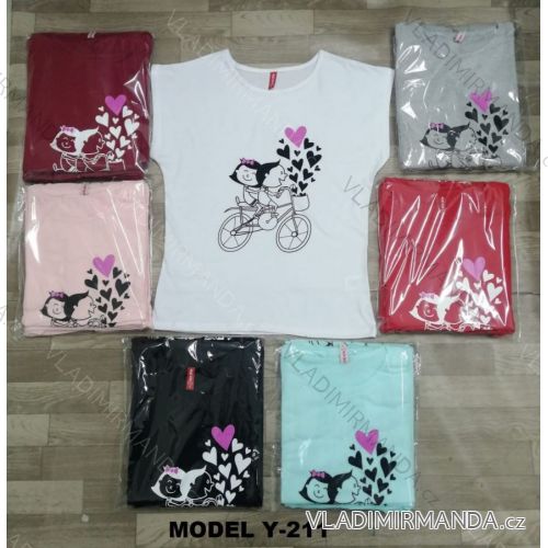 T-Shirt mit kurzen Ärmeln für Damen (m-3xl) DANTONY 15-00034