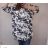Tunika Langarm Damen Oversized Camouflage (3XL / 4XL ONE SIZE) ITALIAN FASHION IMWQ2191215a