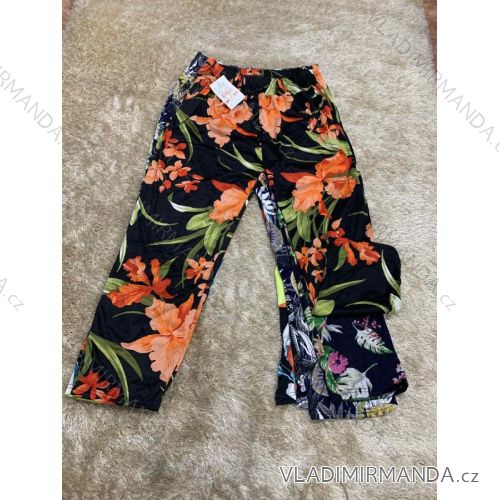 Kalhoty harémky dlouhé dámské nadrozměr (L-3XL) POLSKÁ MÓDA TMWL22A6779