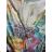 Tunika T-Shirt Kurzarm Frauen (Uni s / l) ITALIAN FASHION IM520111