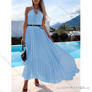 Langärmliges Sommerkleid für Damen (S / M ONE SIZE) ITALIAN FASHION IMD21551