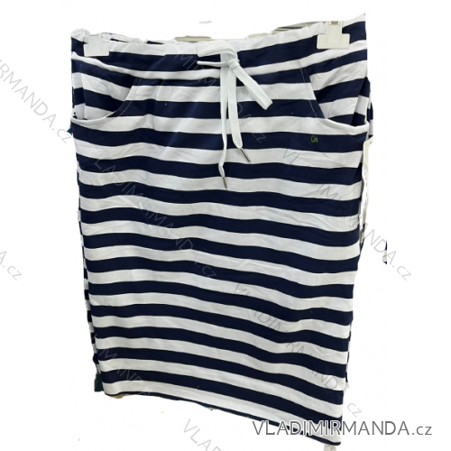 Sukně bavlněná dámská proužek (S/M ONE SIZE) ITALSKÁ MÓDA  IMM2M5810