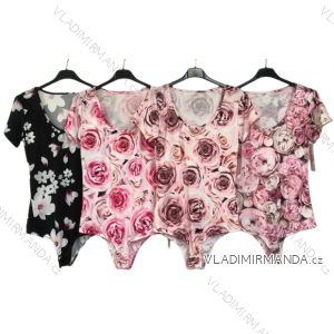 Body elegantní krajkové bez rukávů dámské (S/M ONE SIZE) ITALSKÁ MÓDA IMM22201