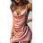 Sommer kurzes Kleid an Trägern Frauen (UNI S-M) ITALIAN FASHION IMM20307