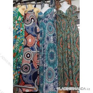Šaty košilové dlouhý rukáv dámské (S/M ONE SIZE) ITALSKÁ MODA IMB22500