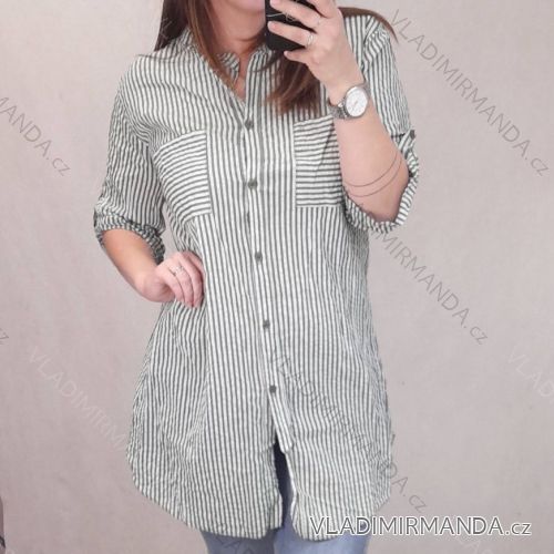 Kleid / Tunika verlängert Frauen (UNI XS-M) ITALIENISCHE MODE IM120042