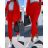 Set lange Jogginghosen und langärmliges Sweatshirt für Frauen (UNI S / L) TURKISH FASHION IMK20148 pink S/M/L