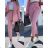 Set lange Jogginghosen und langärmliges Sweatshirt für Frauen (UNI S / L) TURKISH FASHION IMK20148 pink S/M/L