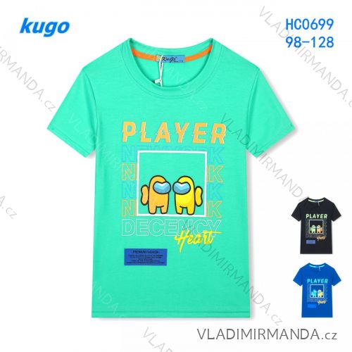 T-Shirt Kurzarm Kinder Jungen (98-128) KUGO HC0699