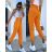 Kalhoty dlouhé elegantní dámské (S/M ONE SIZE) ITALSKÁ MÓDA IMD22128