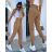 Kalhoty dlouhé elegantní dámské (S/M ONE SIZE) ITALSKÁ MÓDA IMD22128