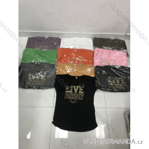 T-Shirt Kurzarm Damen übergroß (XL-3XL) TURKISH FASHION TMB21010