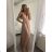 Elegantes Abendkleid mit Trägern Damen (S / M ONE SIZE) ITALIAN FASHION IM321576