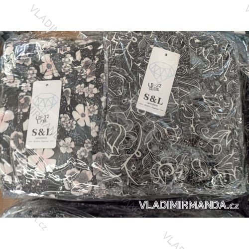 Aladinky harémky 3/4 krátké dámské nadrozměr (2XL-6XL) SAL SAL22LD-33
