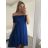 Carmen Sommer Sommer Schulterkleid (UNI S / M) ITALIENISCHE MODE IMM20628