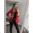 Kleid mit Knöpfen und geknöpften Damen (uni s-m) ITALIAN FASHION IM2203948 S/M rot