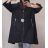 Kleid Oversize Kurzarm Damen (4XL/5XL ONE SIZE) ITALSKÁ MÓDA IM422026