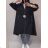 Kleid Oversize Kurzarm Damen (4XL/5XL ONE SIZE) ITALSKÁ MÓDA IM422026