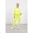 Set mit gelbem Neon-Queen-Print