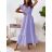 Langes ärmelloses Sommerkleid für Damen (S / M / L ONE SIZE) ITALIAN FASHION IMD22390