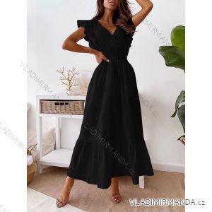 Langes ärmelloses Sommerkleid für Damen (S / M / L ONE SIZE) ITALIAN FASHION IMD22390