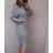 Langarmpullover für Damen (S-M-L ONE SIZE) Italienische Mode IM820057 schwarz xl/2xl one size
