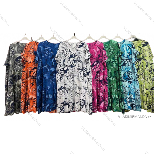 Damen Kurzarmtunika (uni xL / 2XL) TURKISH FASHION TM9200691