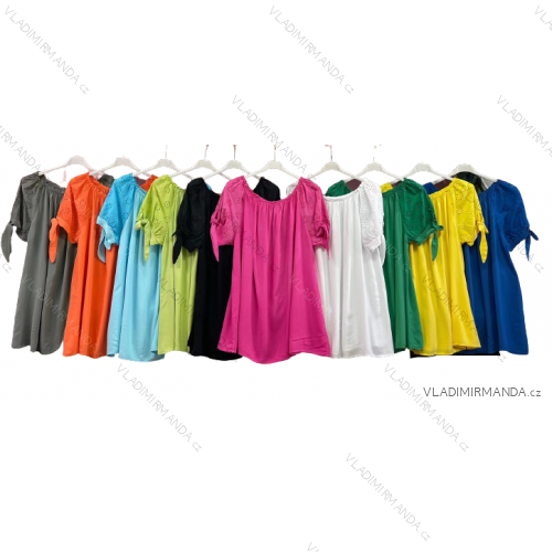 Tunika / Bluse Langarm Damen Oversized (3XL / 4XL ONE SIZE) ITALIAN FASHION IMWQ2191650