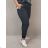 Damen Langarmkleid mit langen Ärmeln (XL / 2XL EINE GRÖSSE) ITALIENISCHE MODE IM421067