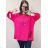 Damen Kurzarmtunika (uni xL / 2XL) TURKISH FASHION TM9200691