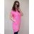 Kleid Oversize Kurzarm Damen (4XL/5XL ONE SIZE) ITALSKÁ MÓDA IM422026
