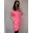 Kleid Oversize Kurzarm Damen (4XL/5XL ONE SIZE) ITALSKÁ MÓDA IM422026