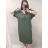 Šaty oversize krátký rukáv dámské (L/XL/2XL/3XL ONE SIZE) ITALSKÁ MÓDA IMD20451