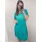 Kleid Oversize Kurzarm Damen (4XL/5XL ONE SIZE) ITALSKÁ MÓDA IM422026
