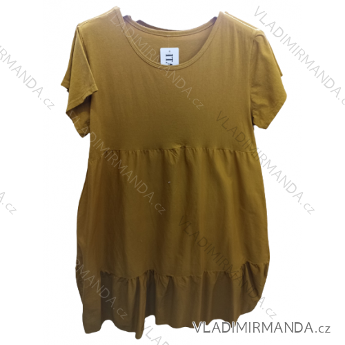 Denim Short Summer Damen trägerloses Kleid (uni s / l) ITALIAN FASHION IM720103